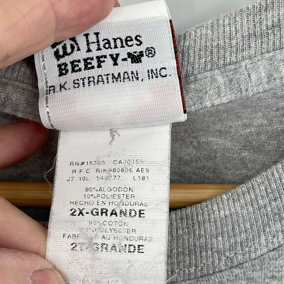 Harley Davidson Gray Longhorn Grand Prairie Texas Graphic T-Shirt Size 2X - Picture 3 of 6